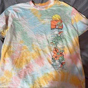 MTV tie dye t-shirt